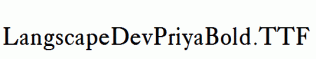 LangscapeDevPriyaBold.ttf