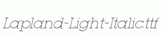 Lapland-Light-Italic.ttf