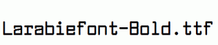 Larabiefont-Bold.ttf