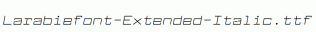 Larabiefont-Extended-Italic.ttf