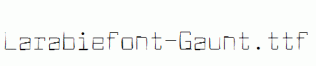 Larabiefont-Gaunt.ttf