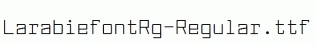 LarabiefontRg-Regular.ttf