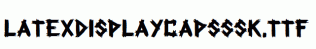 LatexDisplayCapsSSK.ttf