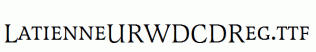 LatienneURWDCDReg.ttf