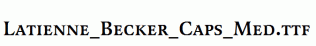 Latienne_Becker_Caps_Med.ttf