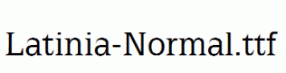 Latinia-Normal.ttf