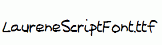 LaureneScriptFont.ttf