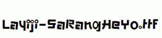 Layiji-SaRangHeYo.ttf