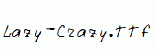 Lazy-Crazy.ttf