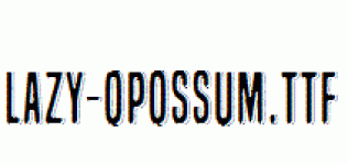 Lazy-Opossum.ttf
