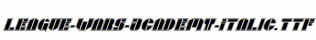 League-Wars-Academy-Italic.ttf
