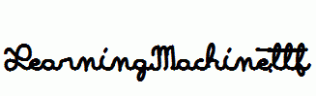 LearningMachine.ttf