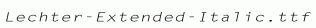 Lechter-Extended-Italic.ttf