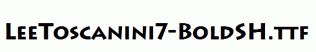 LeeToscanini7-BoldSH.ttf