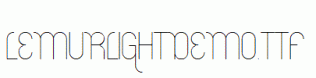 LemurLightDEMO.ttf