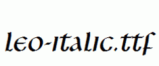 Leo-Italic.ttf