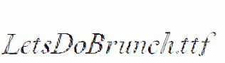 LetsDoBrunch.ttf
