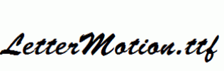 LetterMotion.ttf