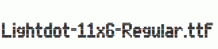 Lightdot-11x6-Regular.ttf