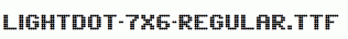 Lightdot-7x6-Regular.ttf