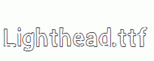 Lighthead.ttf