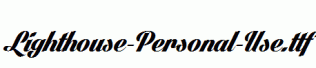 Lighthouse-Personal-Use.ttf