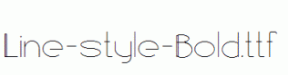 Line-style-Bold.ttf