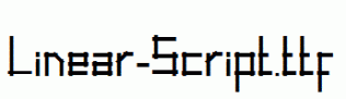 Linear-Script.ttf