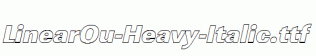 LinearOu-Heavy-Italic.ttf