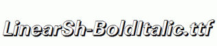LinearSh-BoldItalic.ttf