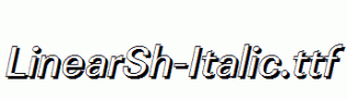 LinearSh-Italic.ttf