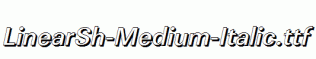 LinearSh-Medium-Italic.ttf