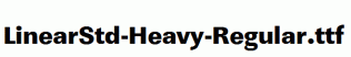 LinearStd-Heavy-Regular.ttf