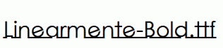 Linearmente-Bold.ttf