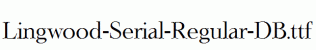 Lingwood-Serial-Regular-DB.ttf
