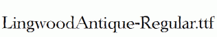 LingwoodAntique-Regular.ttf
