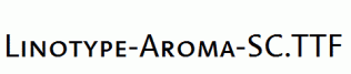 Linotype-Aroma-SC.ttf