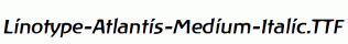 Linotype-Atlantis-Medium-Italic.ttf