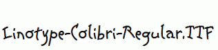 Linotype-Colibri-Regular.ttf