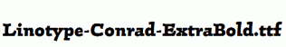 Linotype-Conrad-ExtraBold.ttf