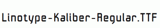 Linotype-Kaliber-Regular.ttf