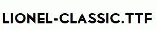 Lionel-Classic.ttf