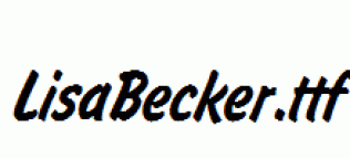 LisaBecker.ttf