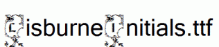 LisburneInitials.ttf