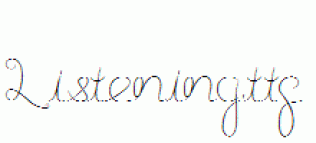 Listening.ttf