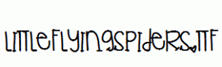 LittleFlyingSpiders.ttf