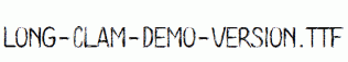 Long-Clam-Demo-Version.ttf