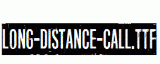 Long-distance-call.ttf
