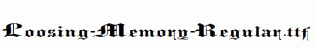 Loosing-Memory-Regular.ttf