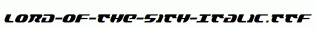 Lord-of-the-Sith-Italic.ttf